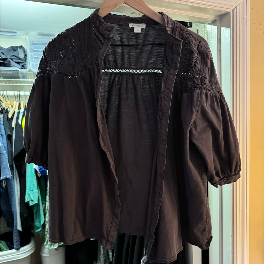 Sundance blouse (large) purple